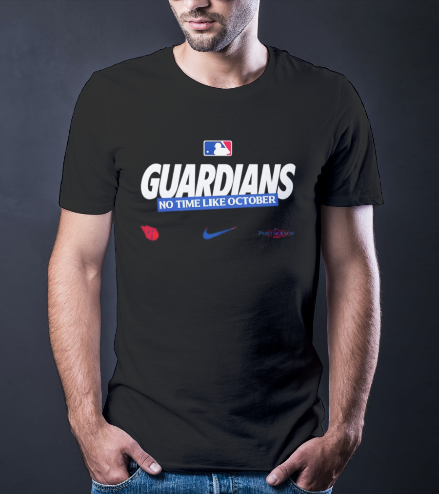Guardians No Time Like October 2026 MLB Postseason Nike T-Shirt