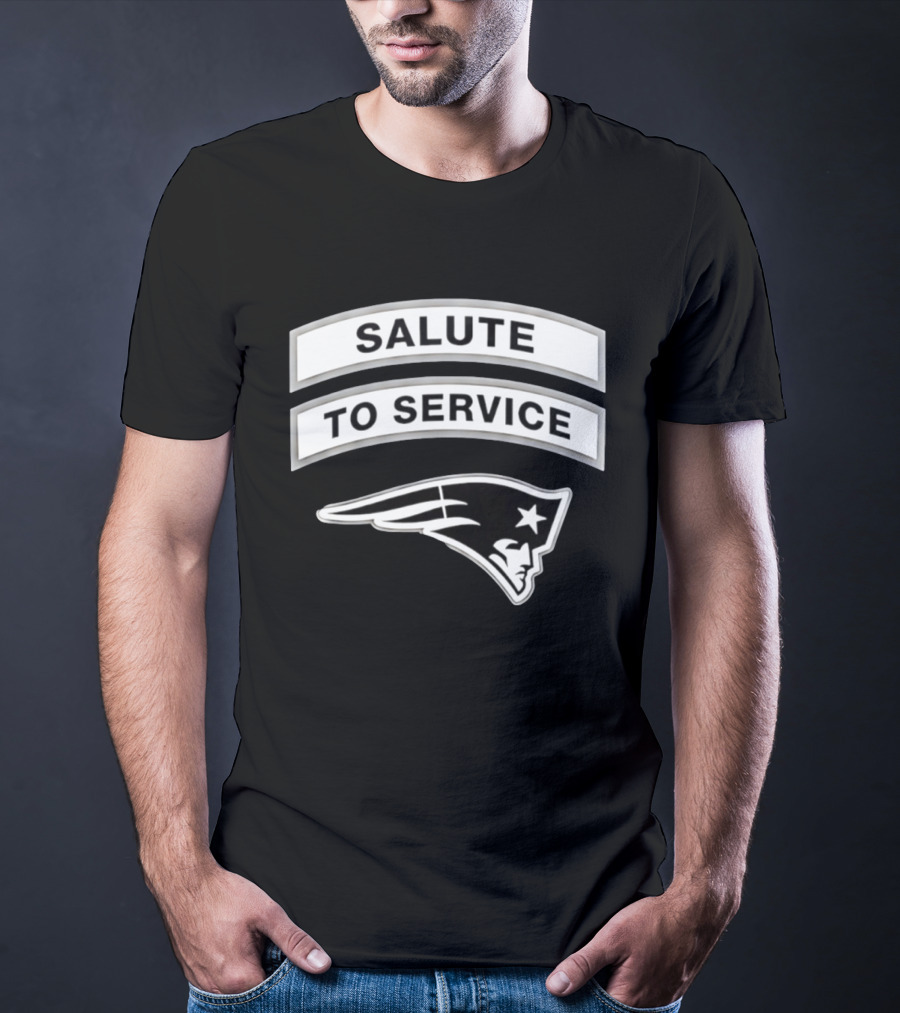 New England Patriots Salute To Service 2026 Patriots Team T-Shirt