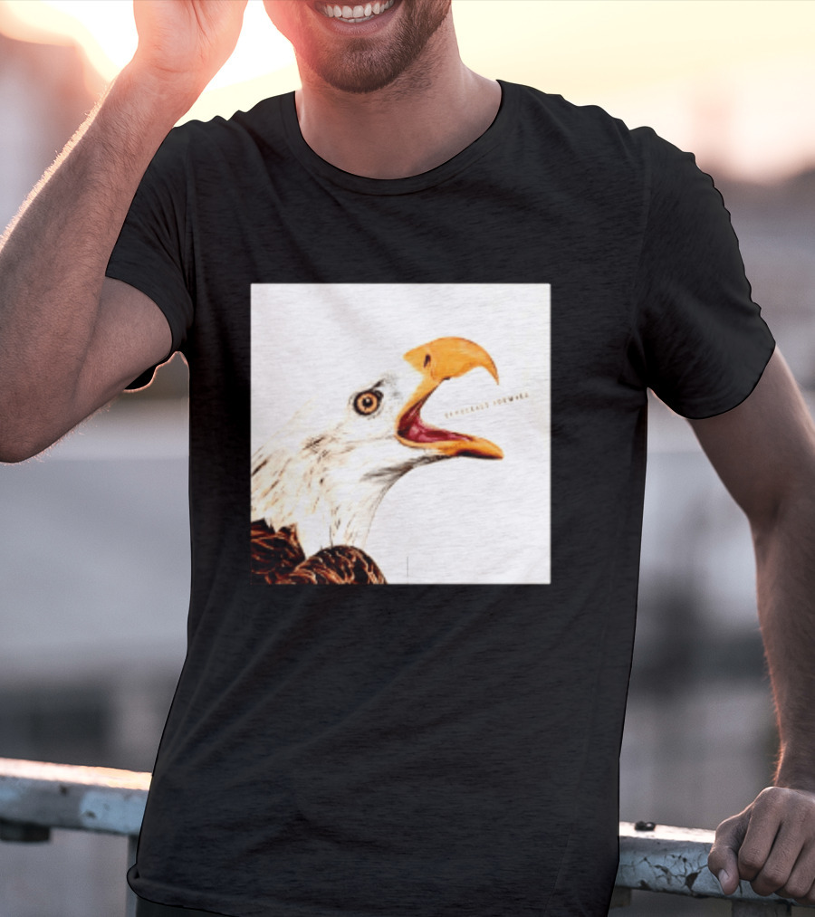 Democracy Forward Bald Eagle Patriotic T-Shirt