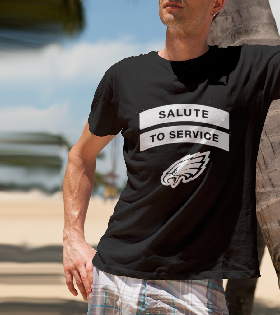 Philadelphia Eagles Salute To Service 2026 T-Shirt