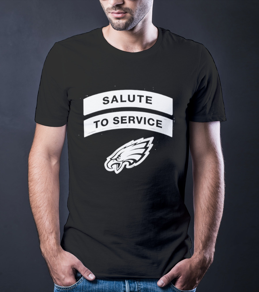 Philadelphia Eagles Salute To Service 2026 T-Shirt