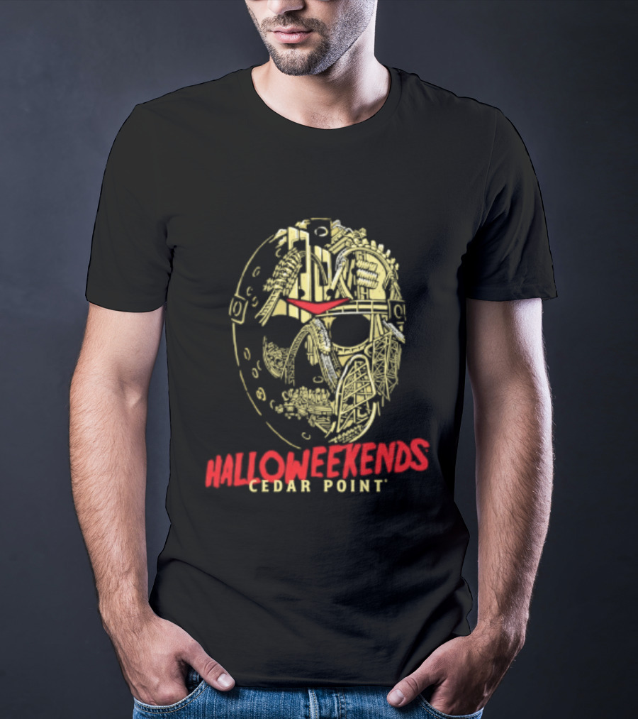 Halloweekends Cedar Point Hockey Mask T-Shirt