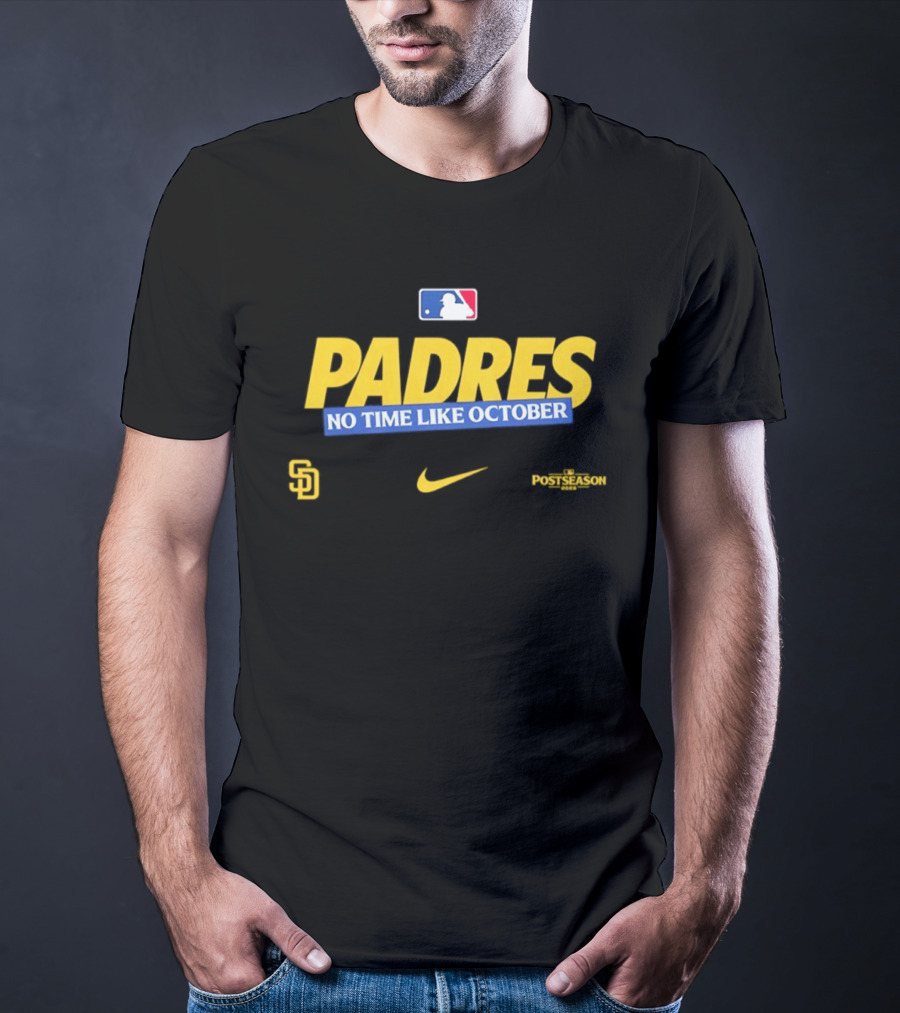 San Diego Padres No Time Like October 2026 MLB Postseason Nike T-Shirt