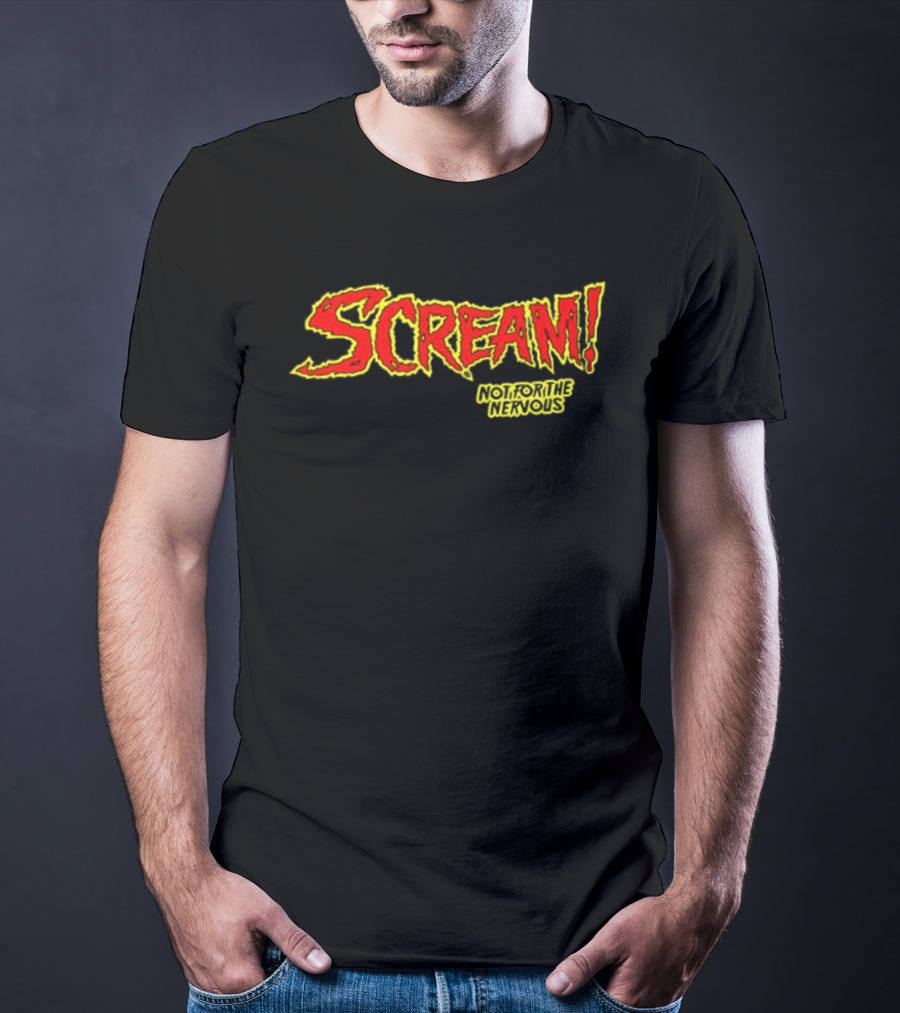 Scream Holiday Special Not For The Nervous Creepiest Special Ever Be Warned 2 Sided T-Shirt