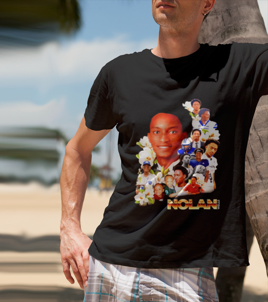 Justice For Nolan Wells 2026 Memorial Collage T-Shirt