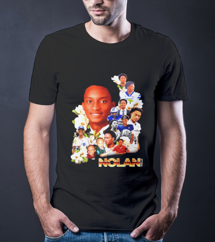 Justice For Nolan Wells 2026 Memorial Collage T-Shirt