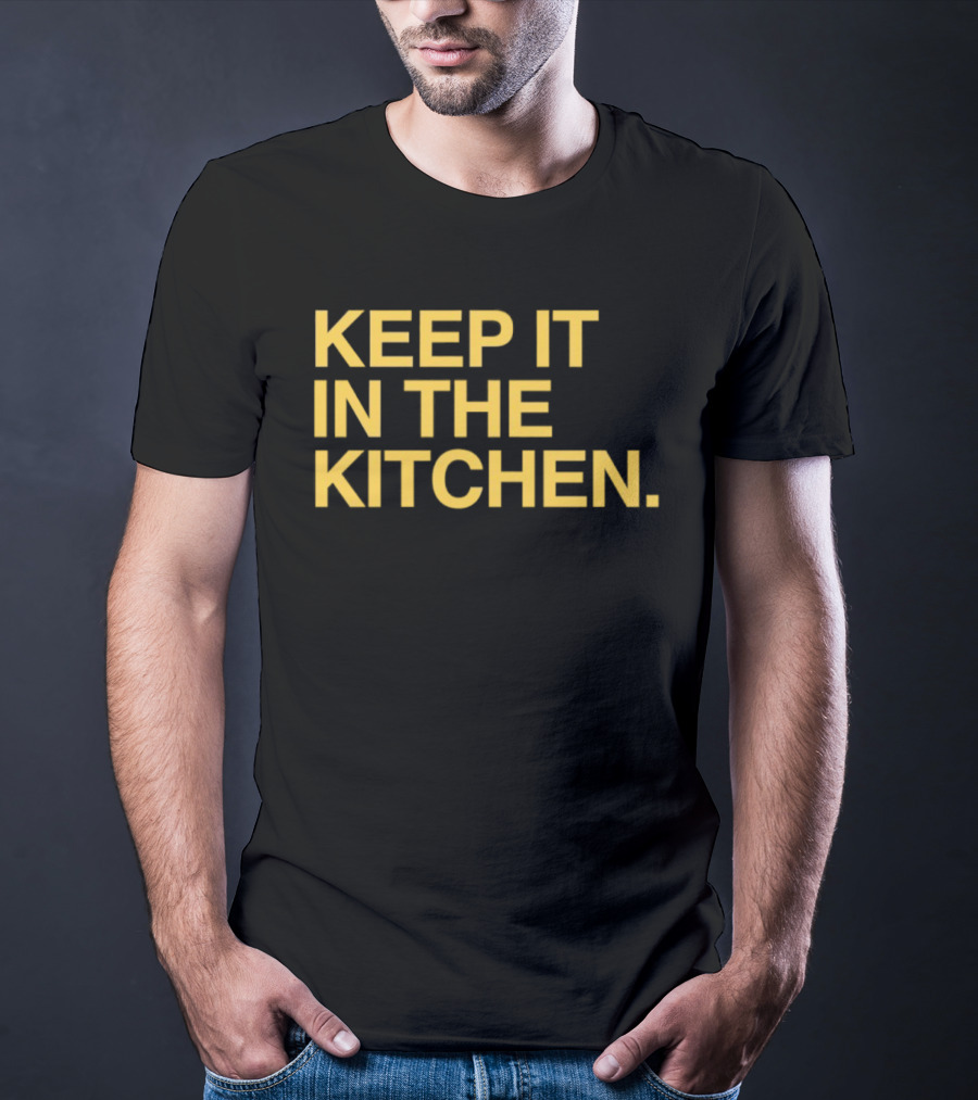 KEEP IT IN THE KITCHEN Notre Dame Fighting Irish Football T-Shirt