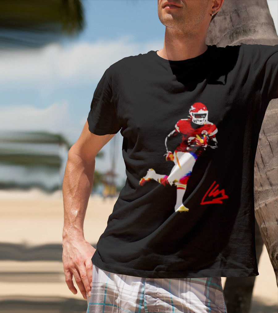 Kenneth Walker III Kansas City Chiefs Running Back Action Play T-Shirt