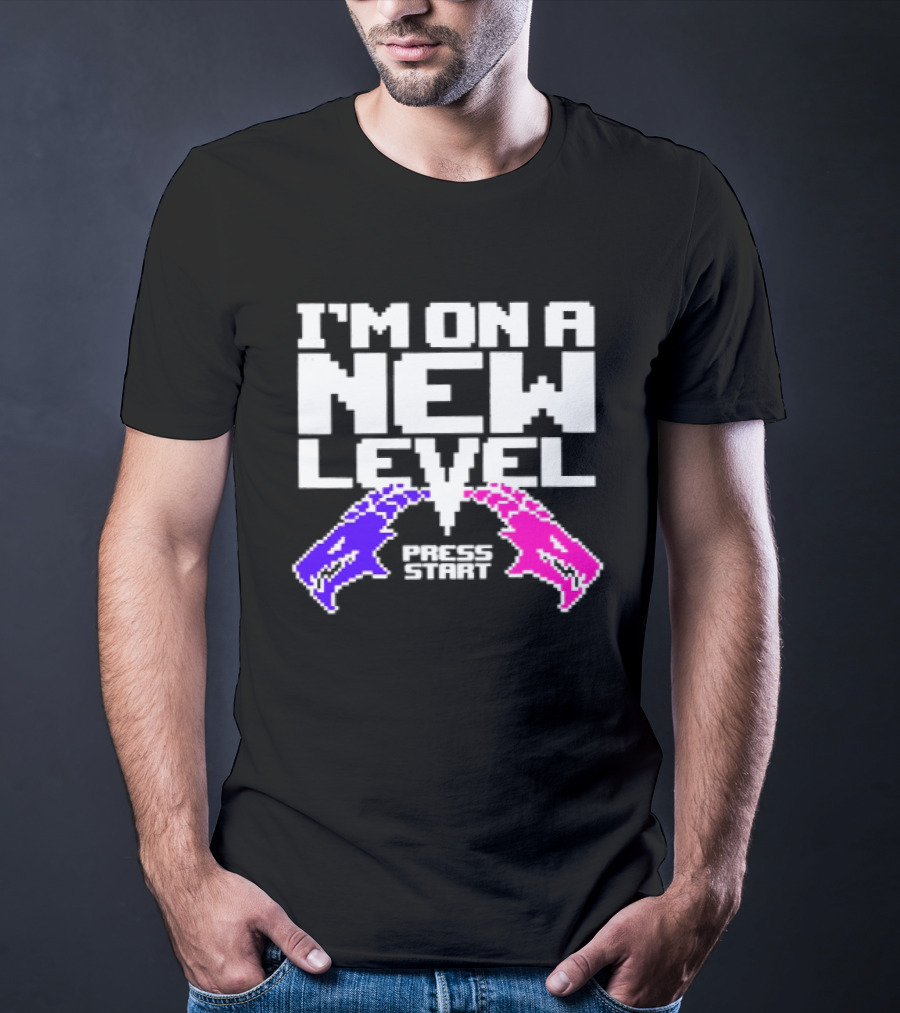 I'm On A New Level Dragons Fight Stuff T-Shirt