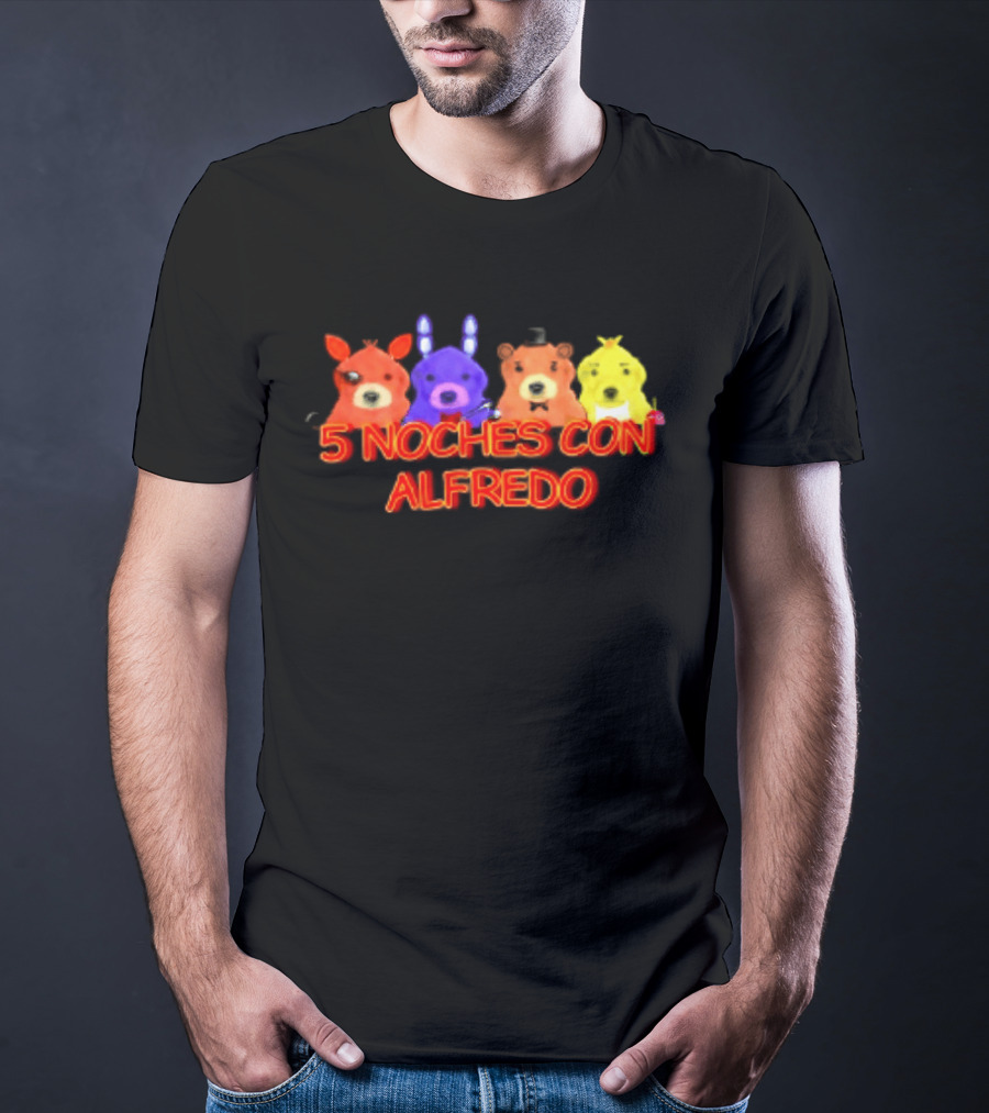 5 Noches Con Alfredo Five Nights At Freddy's Characters T-Shirt