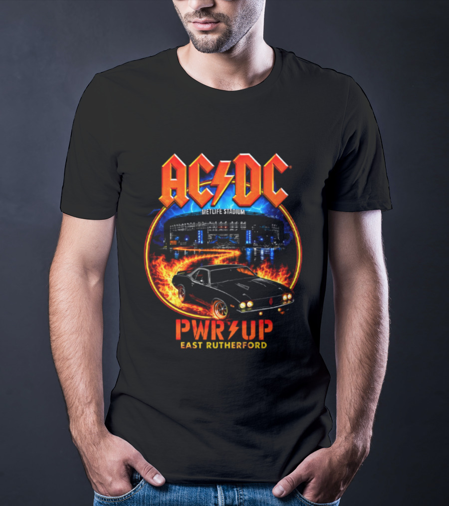 ACDC PWR UP Metlife Stadium East Rutherford 2026 Event September 25 T-Shirt