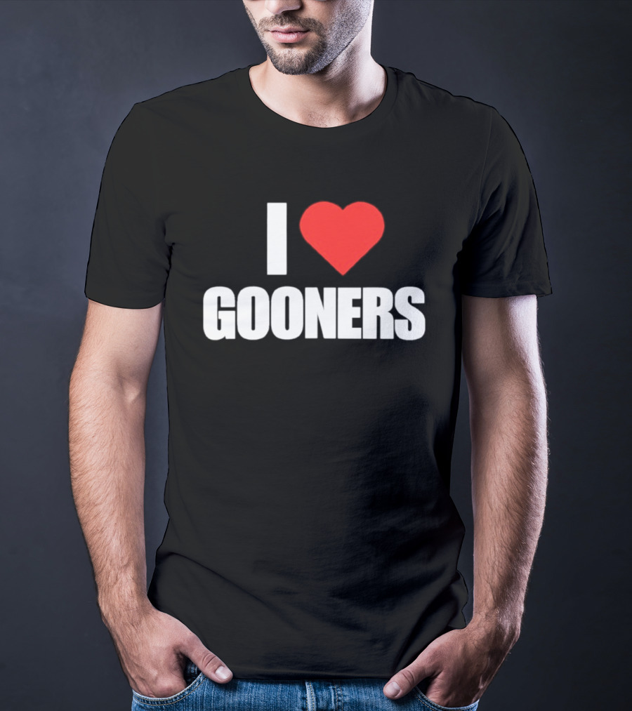 I Love Gooners Arsenal Fan Supporter T-Shirt