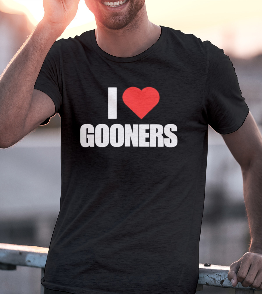 I Love Gooners Arsenal Fan Supporter T-Shirt