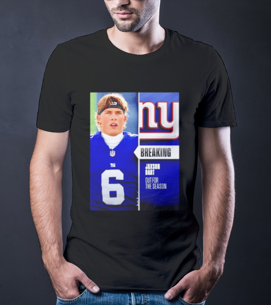 New York Giants Jaxson Dart Breaking Out For The Season T-Shirt
