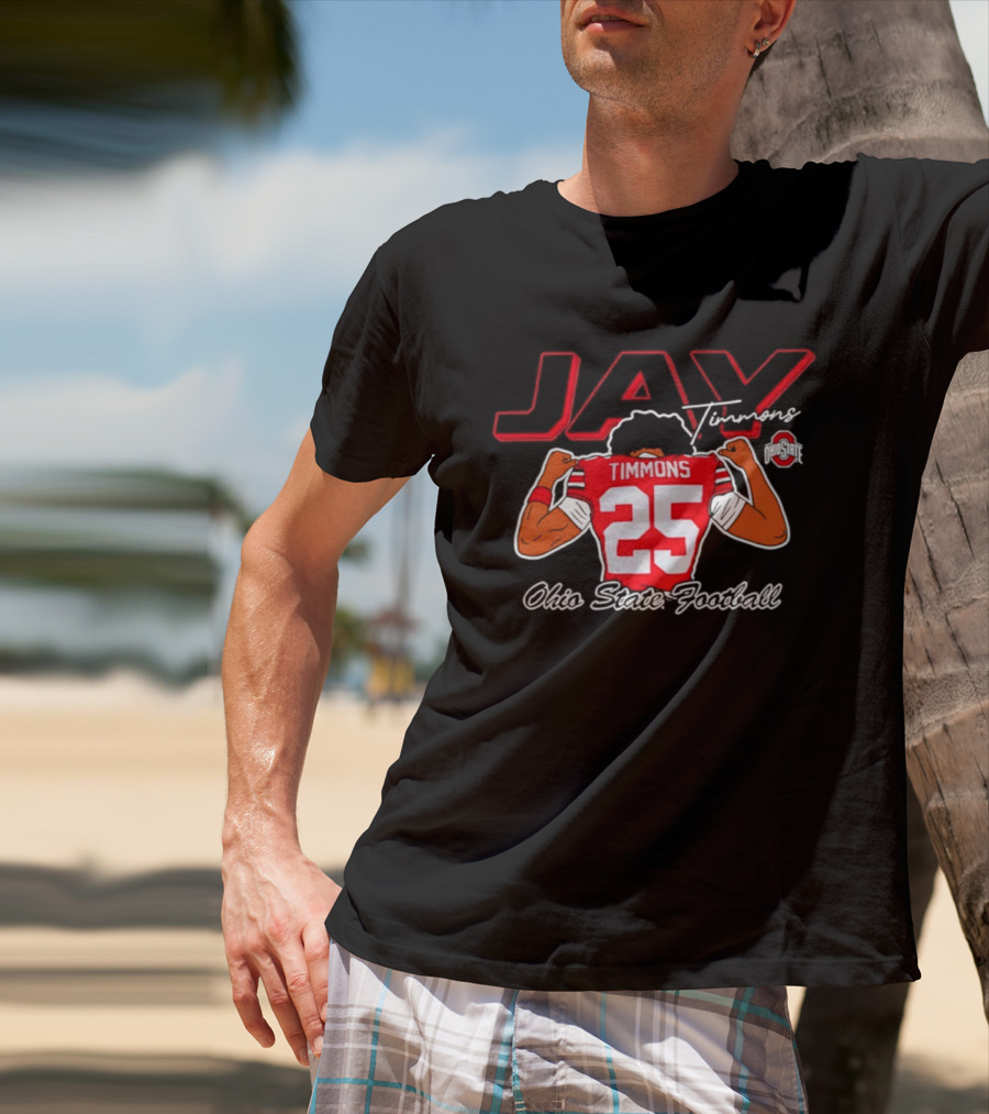 Ohio State Football Jay Timmons 25 Buckeyes T-Shirt