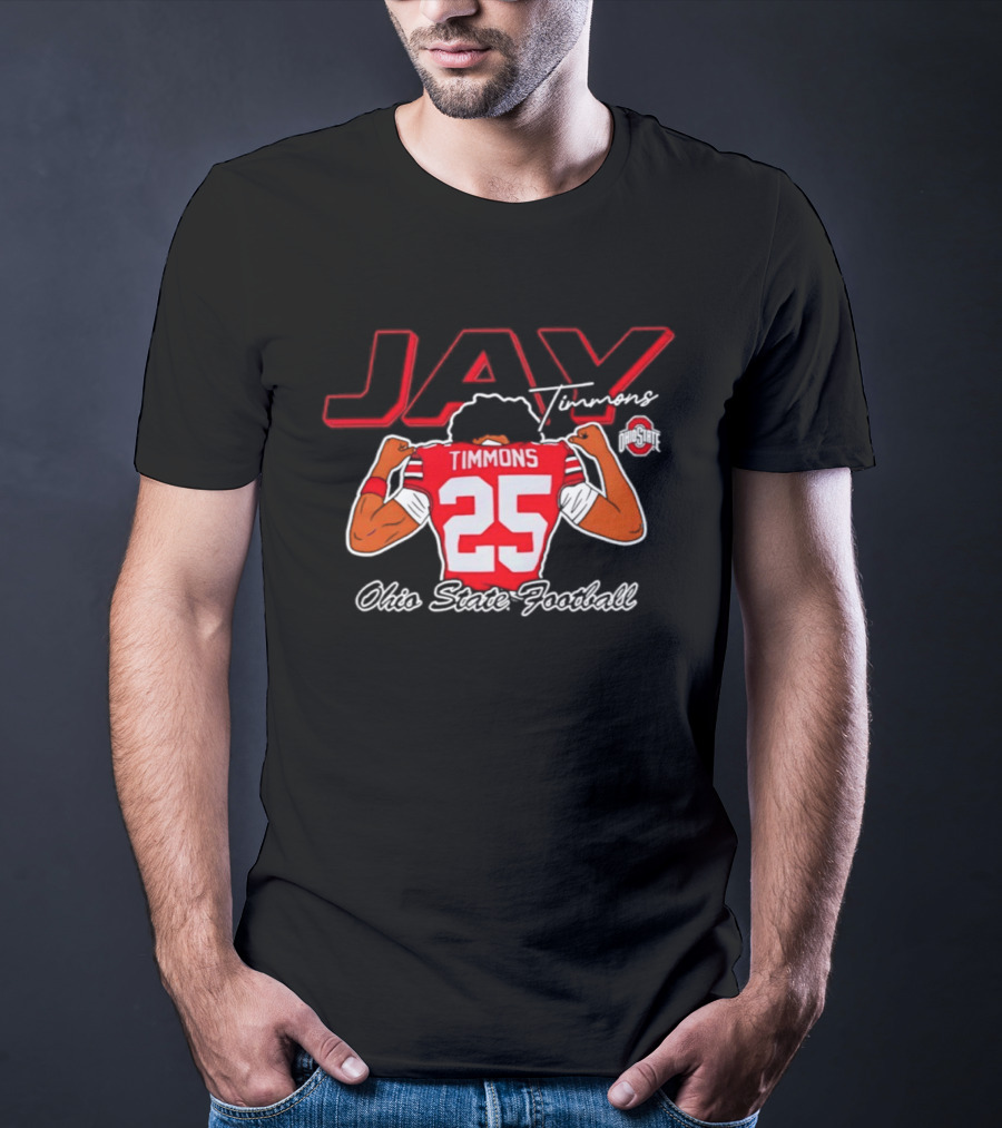 Ohio State Football Jay Timmons 25 Buckeyes T-Shirt