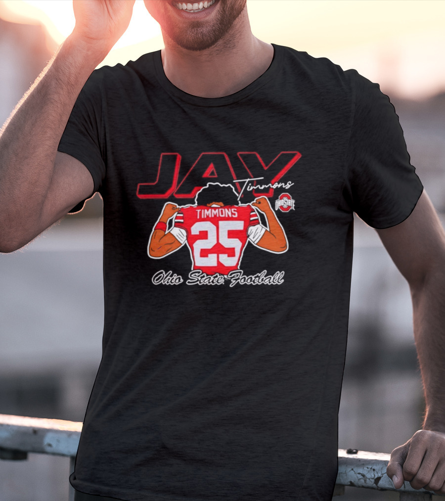 Ohio State Football Jay Timmons 25 Buckeyes T-Shirt