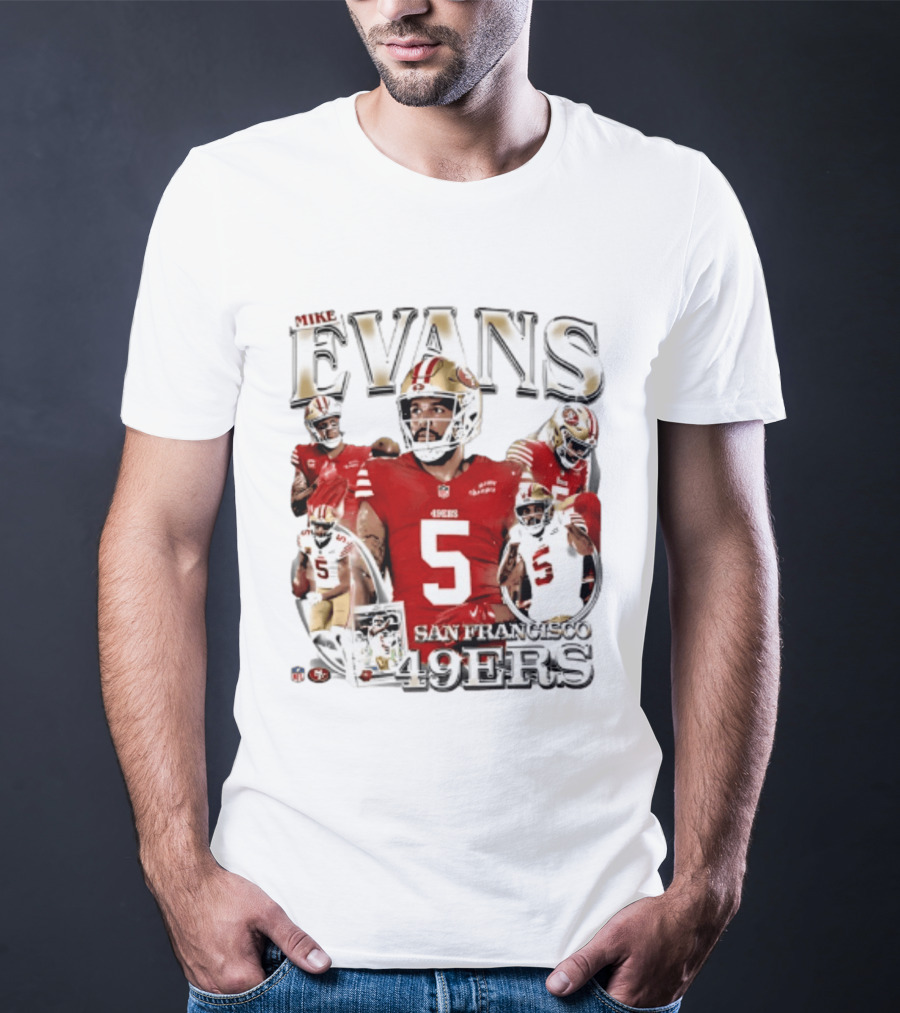 Mike Evans 49ers Player Collage San Francisco 2026 T-Shirt