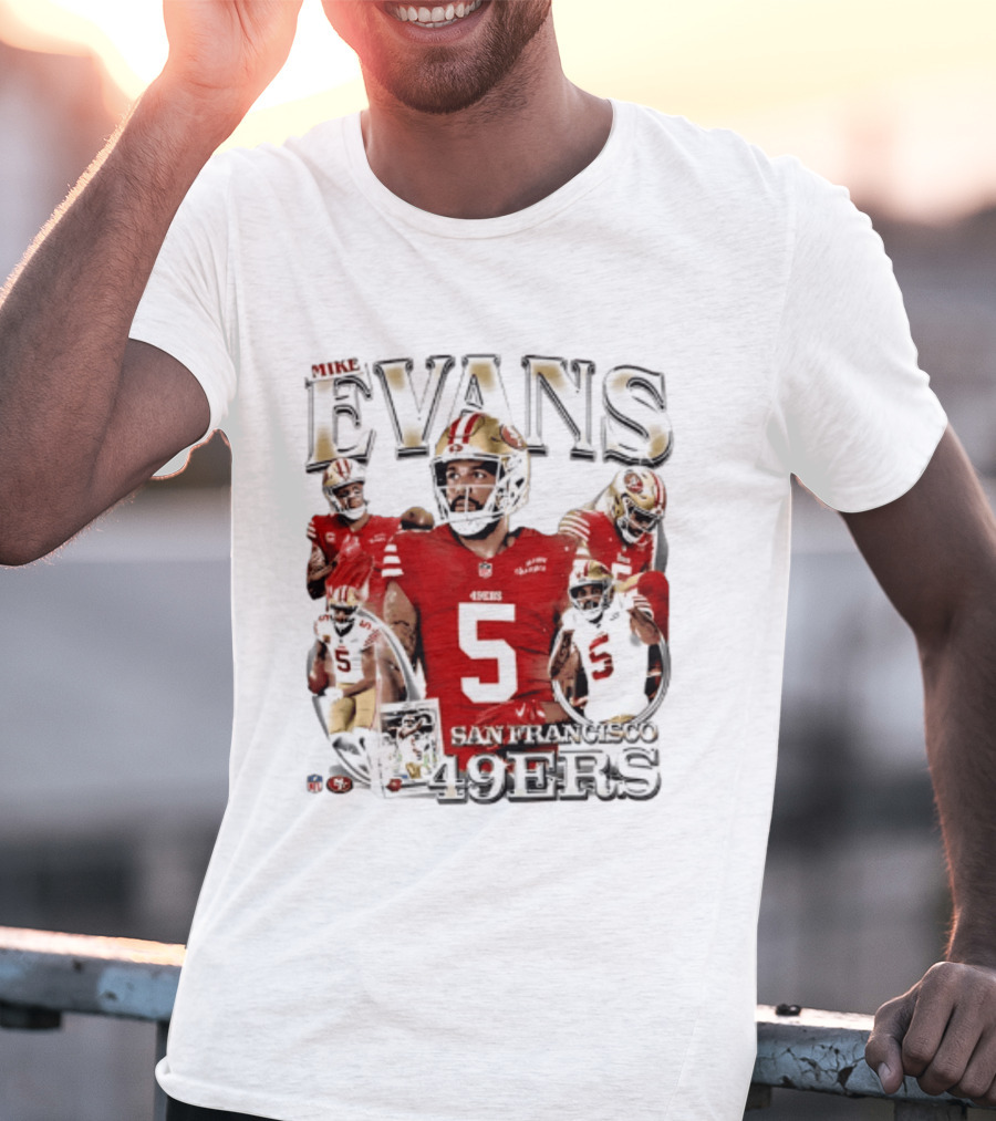 Mike Evans 49ers Player Collage San Francisco 2026 T-Shirt