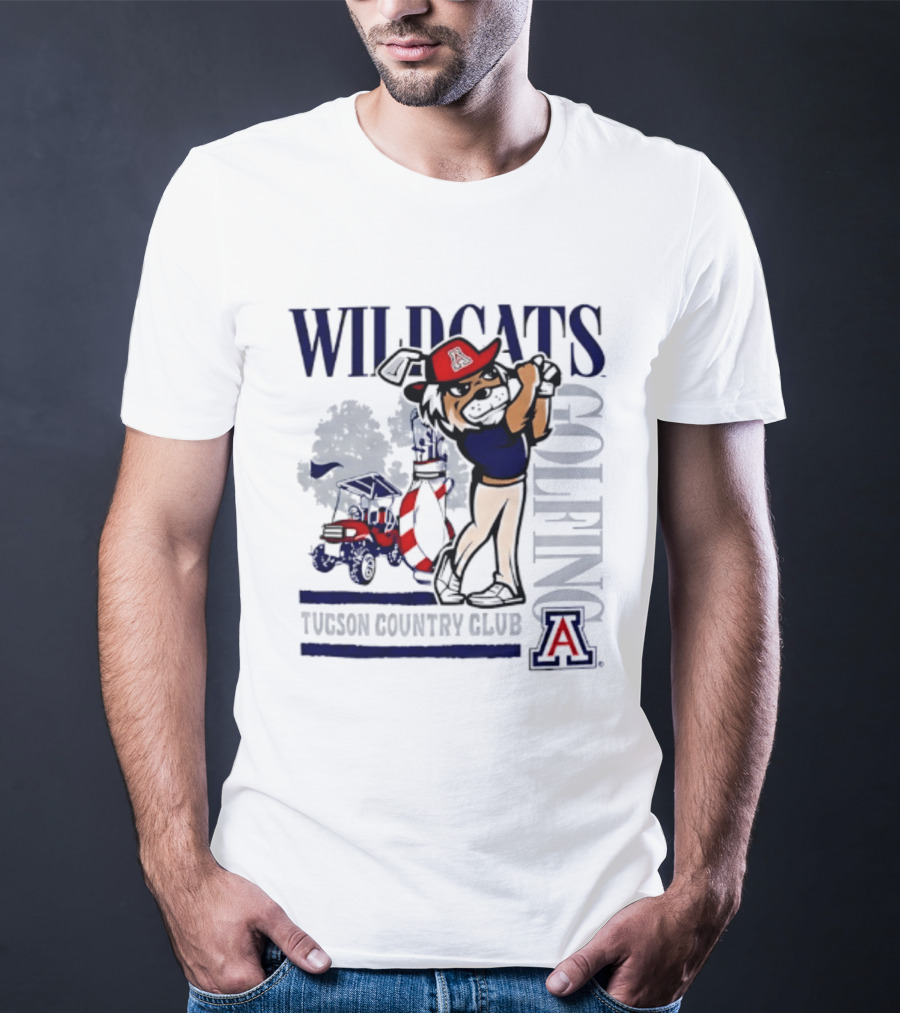 Wildcats Golfing At Tucson Country Club Arizona T-Shirt