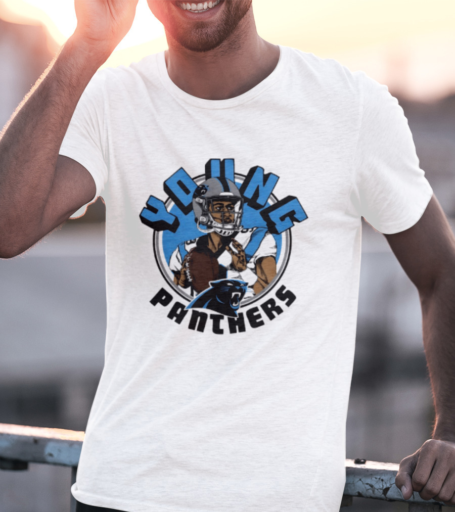 Bryce Young Carolina Panthers Football Star Quarterback T-Shirt