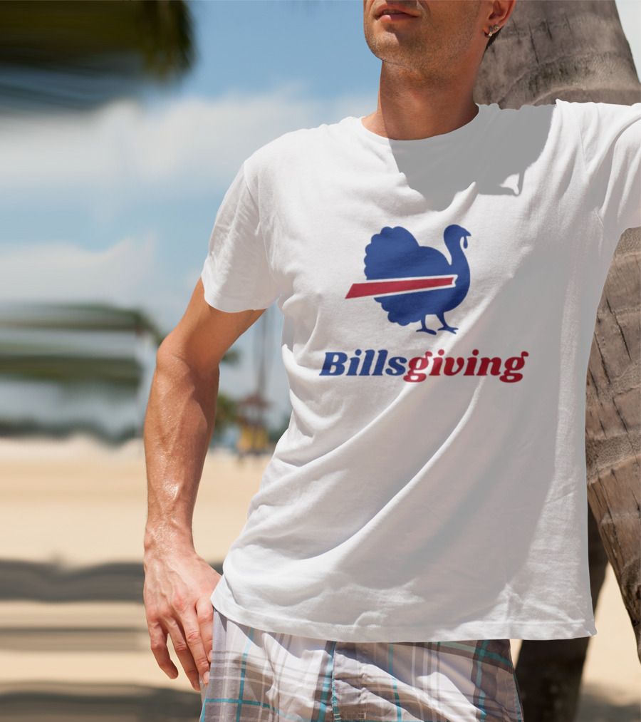 Buffalo Bills Turkey Billsgiving Thanksgiving T-Shirt