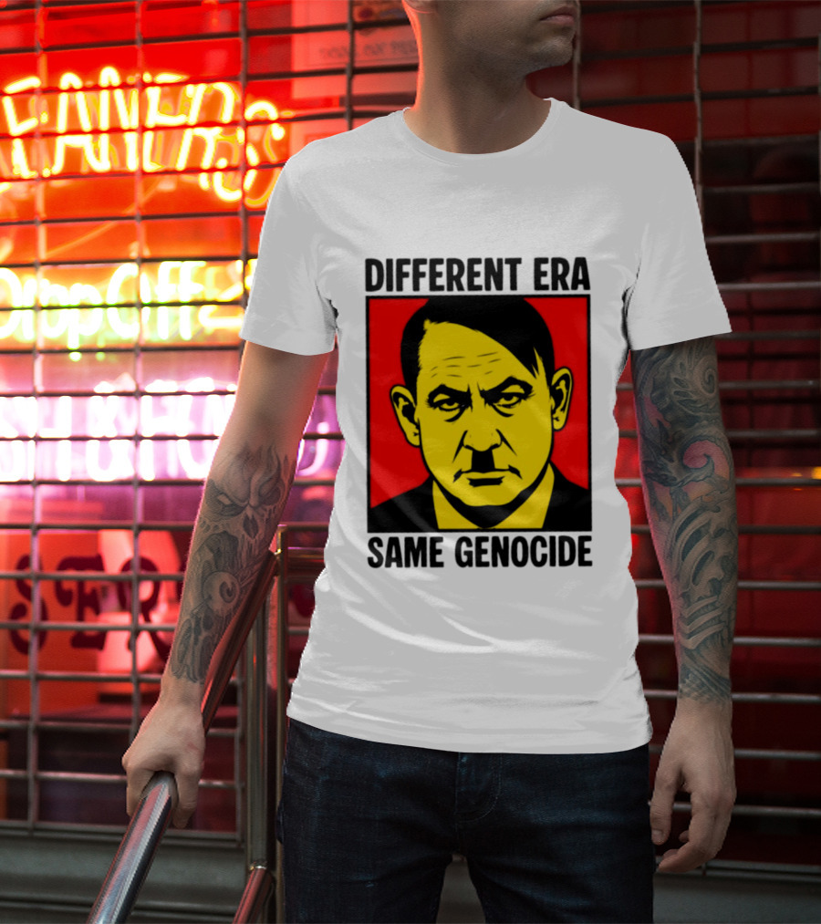 Different Era Same Genocide Protest Activism Iconic Political Commentary T-Shirt