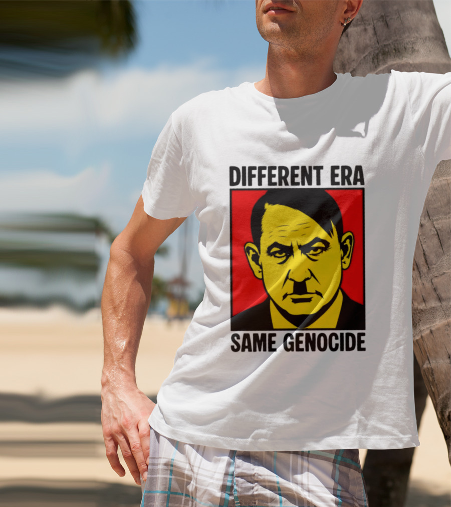Different Era Same Genocide Protest Activism Iconic Political Commentary T-Shirt