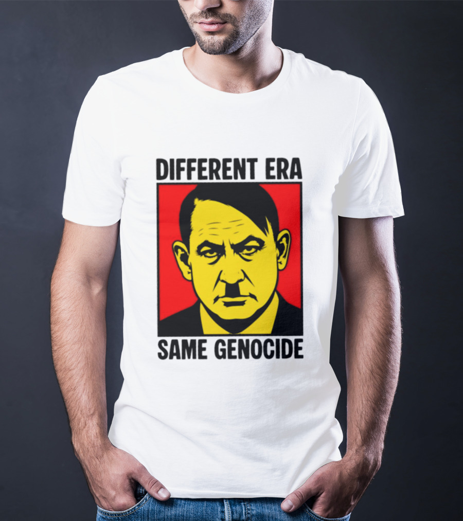 Different Era Same Genocide Protest Activism Iconic Political Commentary T-Shirt
