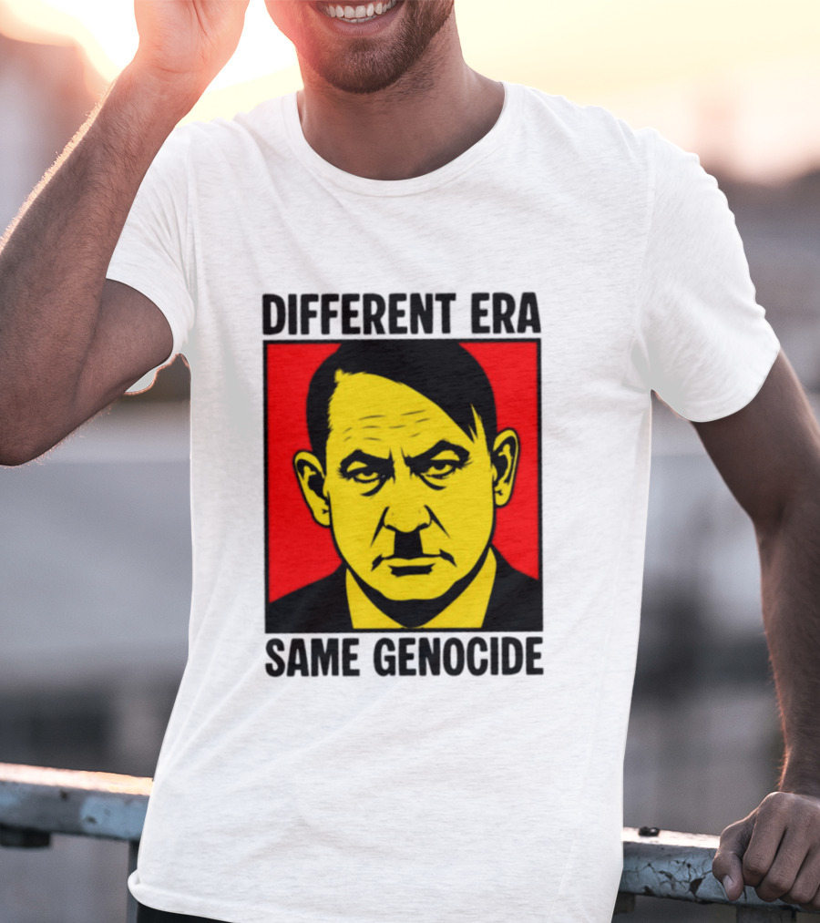 Different Era Same Genocide Protest Activism Iconic Political Commentary T-Shirt