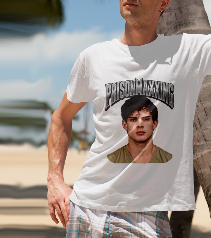 Prisonmaxxing Internet Meme Shot Concept T-Shirt