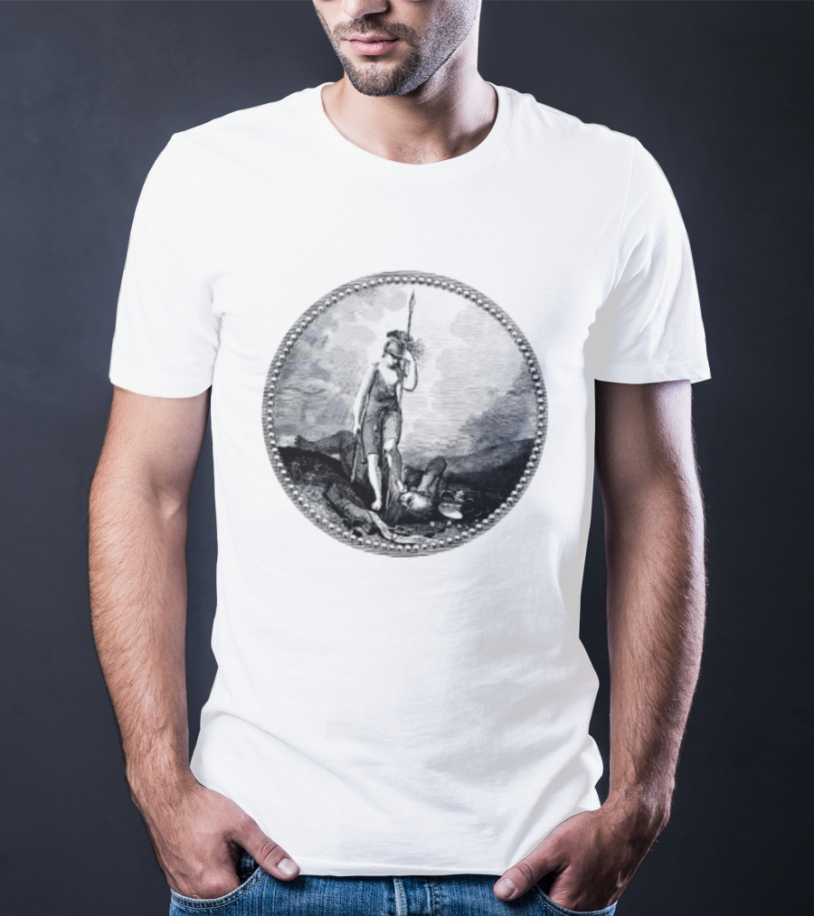 Sic Semper Tyrannis Roman Goddess Victory Seal T-Shirt