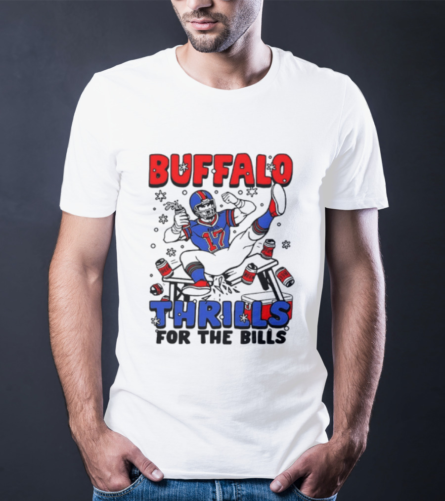 Buffalo Thrills For The Bills Football Celebration T-Shirt