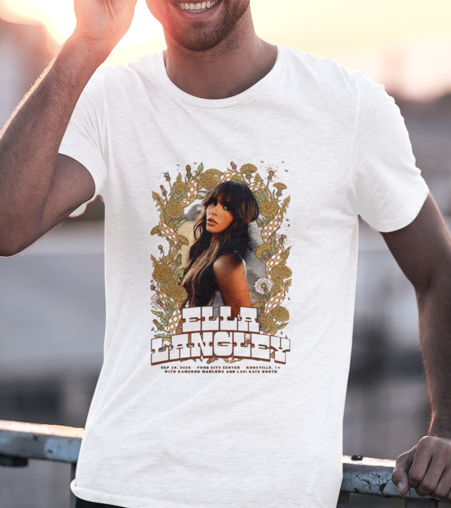 Ella Langley The Dandelion Tour 2026 Knoxville TN September 24 Event At Food City Center T-Shirt