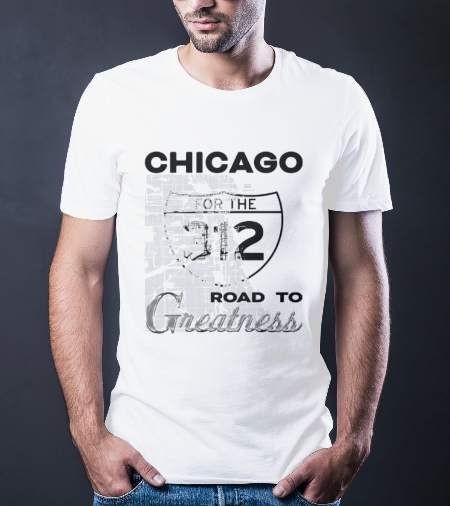 Chicago Interstate 312 Map Route To Greatness T-Shirt