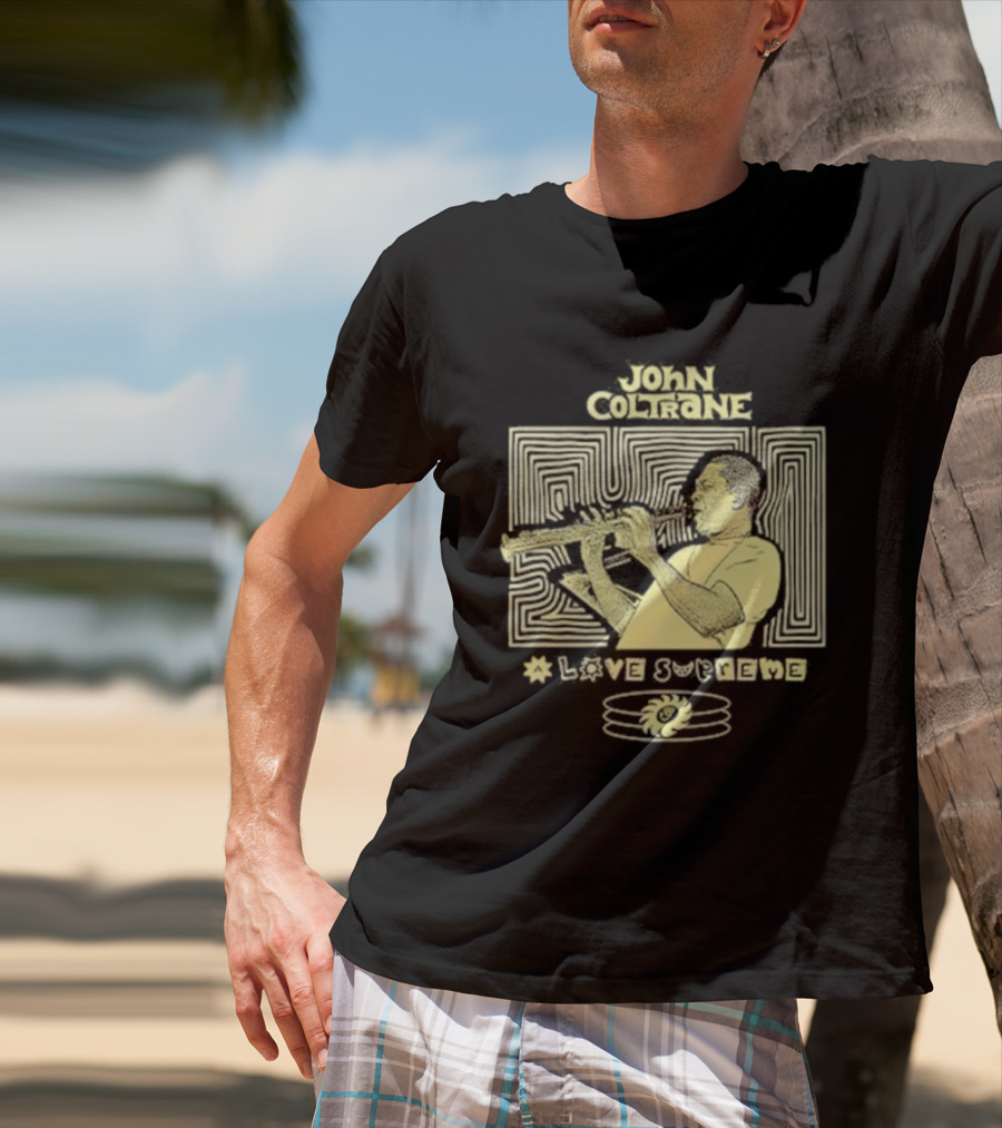 John Coltrane Live Supreme Jazz Iconic Performance T-Shirt