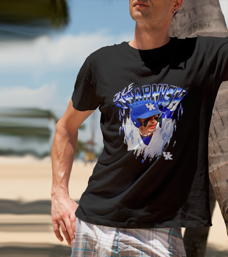 Jayce Tharnish Kentucky Wildcats Baseball UK Helm T-Shirt