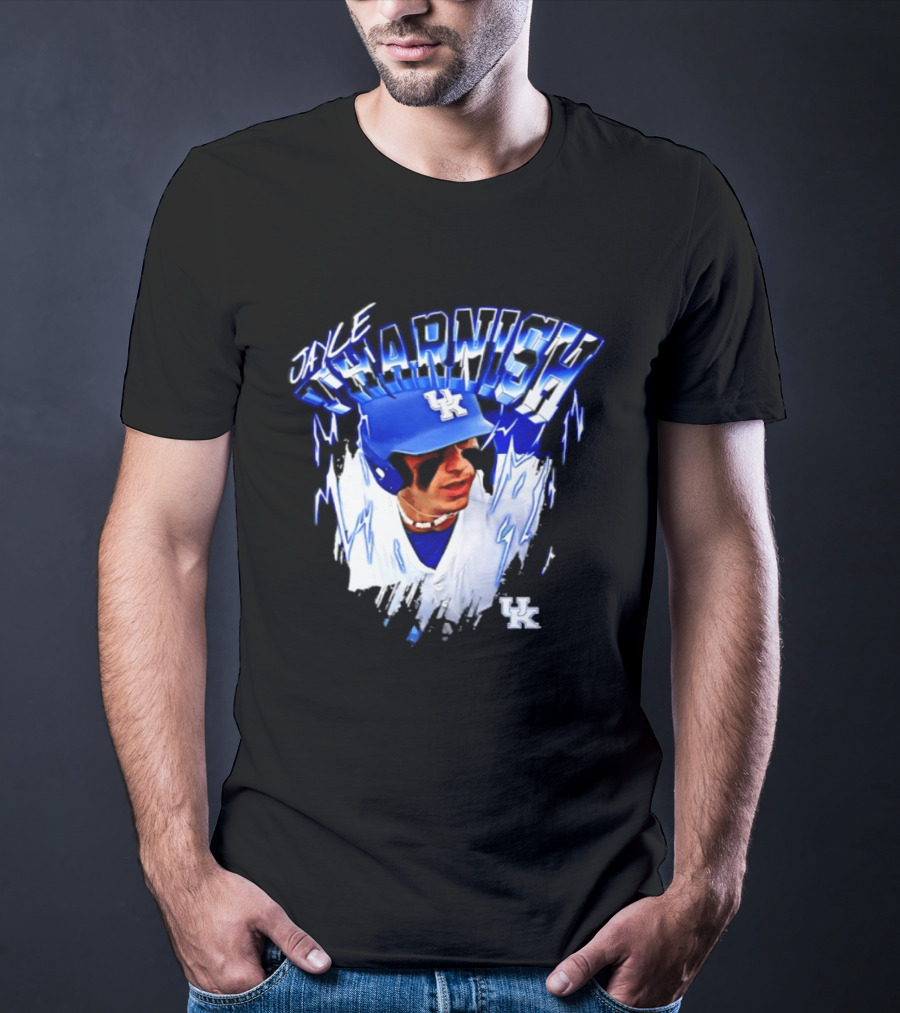 Jayce Tharnish Kentucky Wildcats Baseball UK Helm T-Shirt
