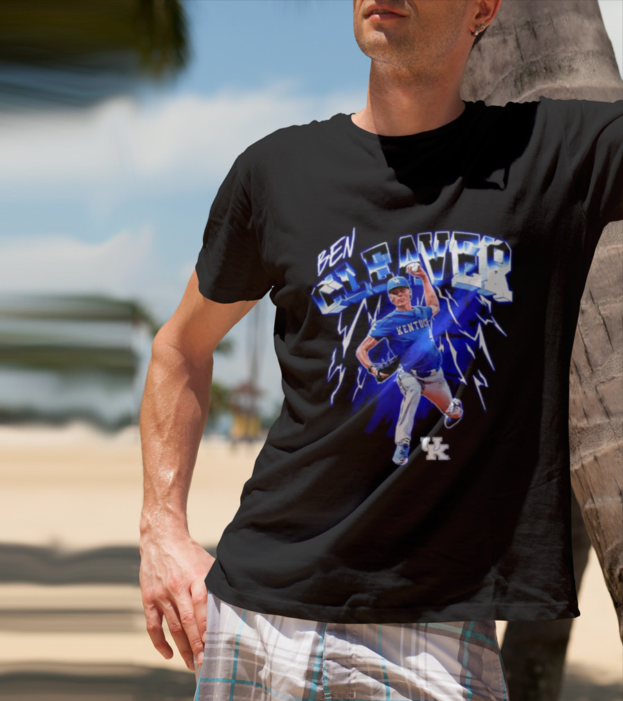 Kentucky Wildcats Ben Cleaver NCAA Baseball Player T-Shirt