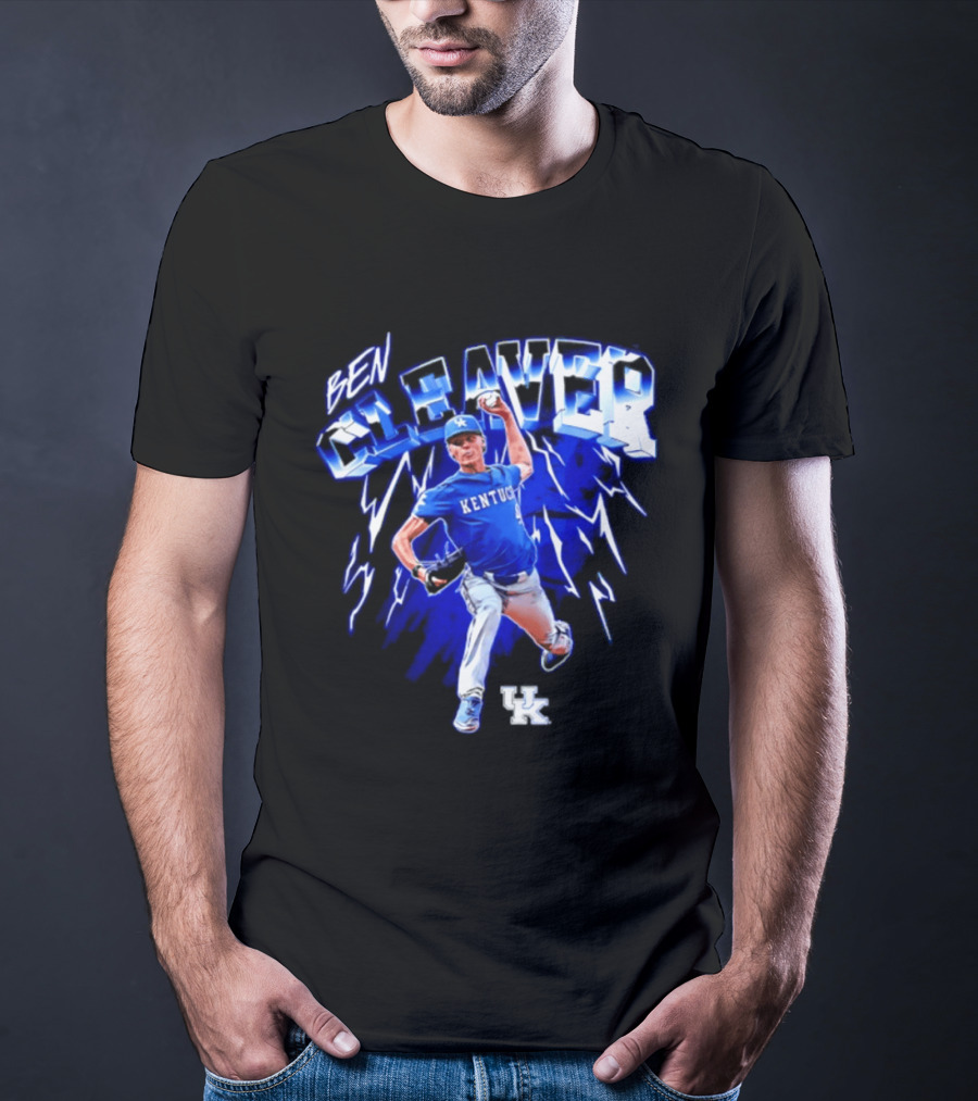 Kentucky Wildcats Ben Cleaver NCAA Baseball Player T-Shirt