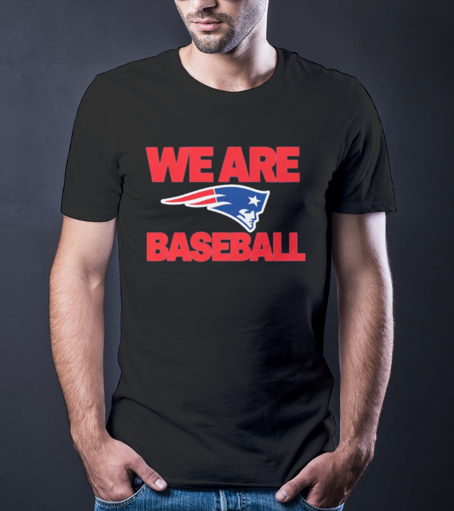 We Are Baseball Patriotic Sports Fusion T-Shirt
