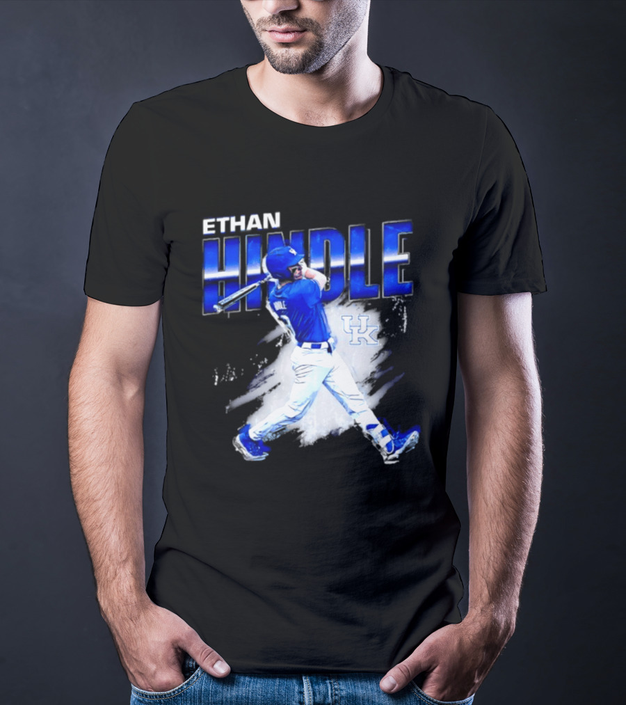 Ethan Hindle Kentucky Wildcats NCAA Baseball Player UK T-Shirt
