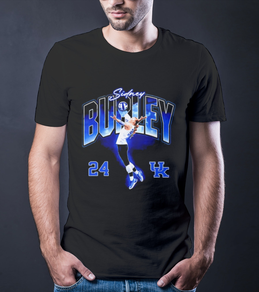 Sidney Burley 24 Kentucky Wildcats NCAA Volleyball T-Shirt