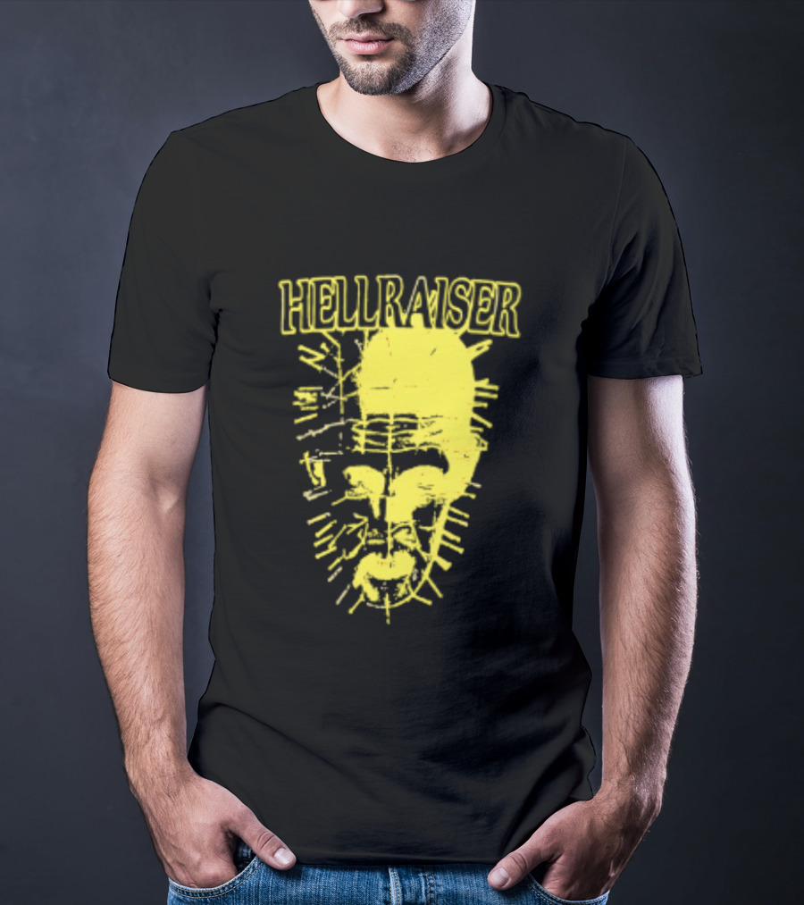 Hellraiser Pinhead Clive Barker Horror Movie Swag Head T-Shirt