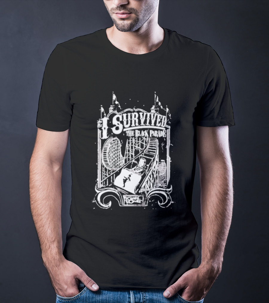 Survived The Black Parade Roller Theme Park Experience T-Shirt
