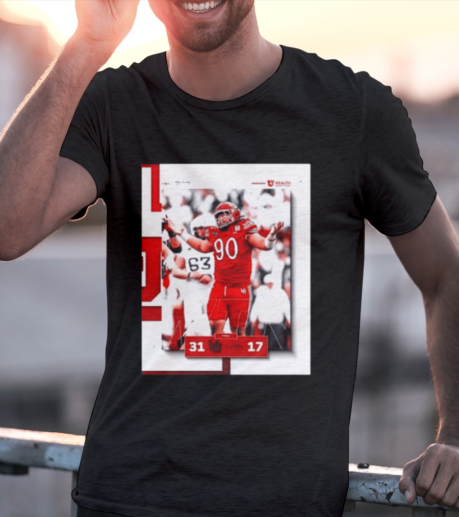 Utah Utes 31 17 Iowa State Cyclones 2026 Football Score Victory Celebration T-Shirt