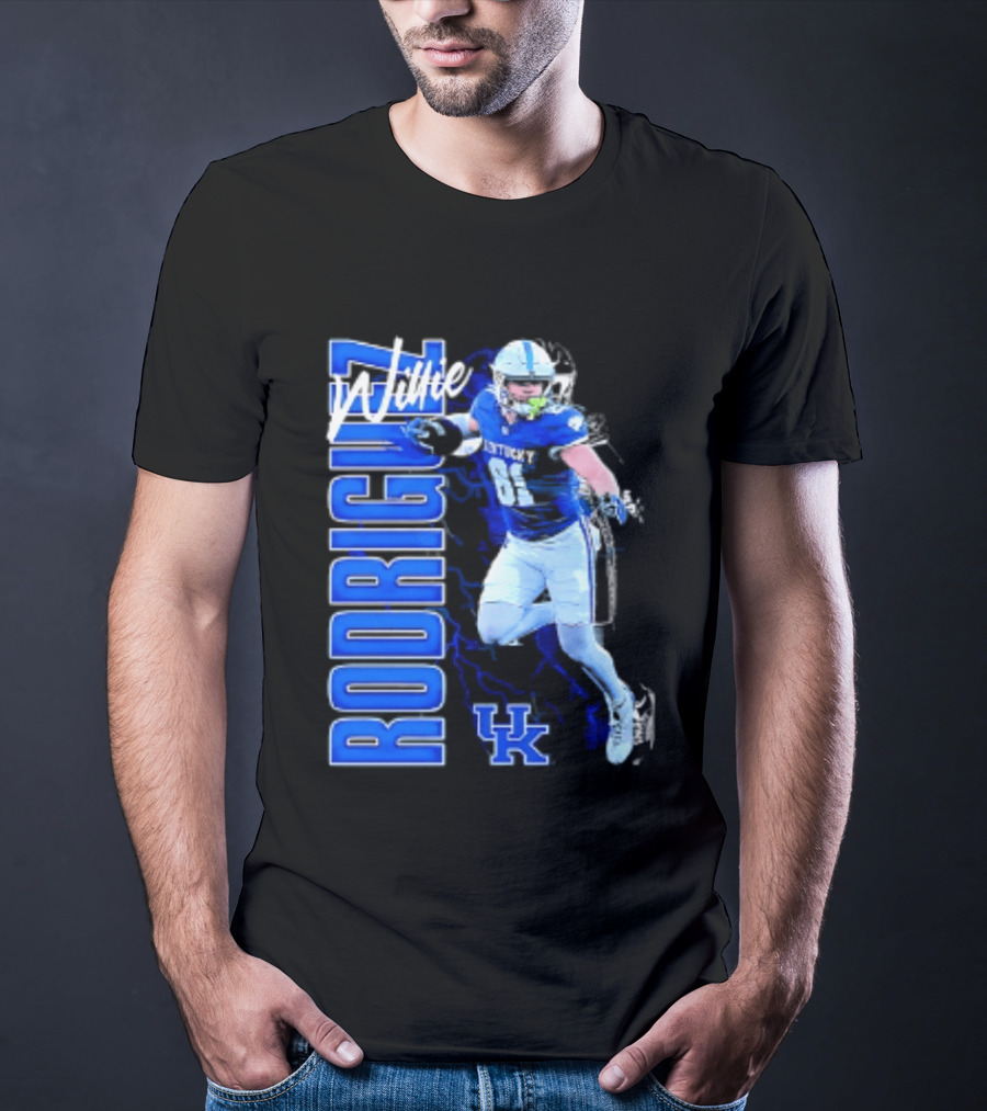 Willie Rodriguez Kentucky Wildcats NCAA Football UK T-Shirt