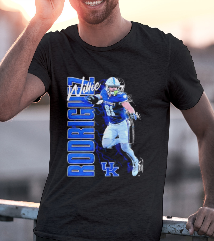 Willie Rodriguez Kentucky Wildcats NCAA Football UK T-Shirt