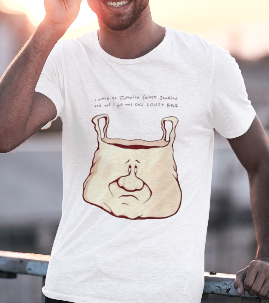 I Went To Jamaica Street Studios And All I Got Was This Lousy Bag Sad Face T-Shirt