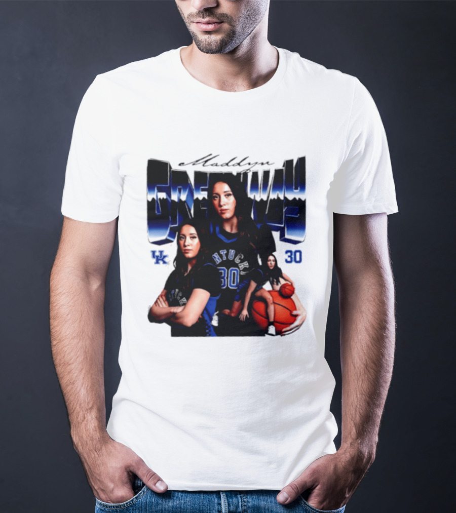 Maddyn Greenway 30 Kentucky Wildcats UK NTU Women's Basketball T-Shirt